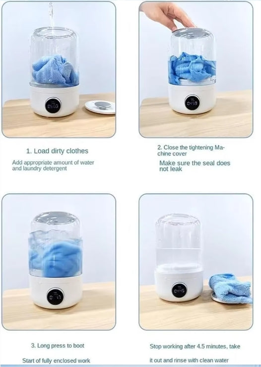 Mini Lavadora Portátil 1L